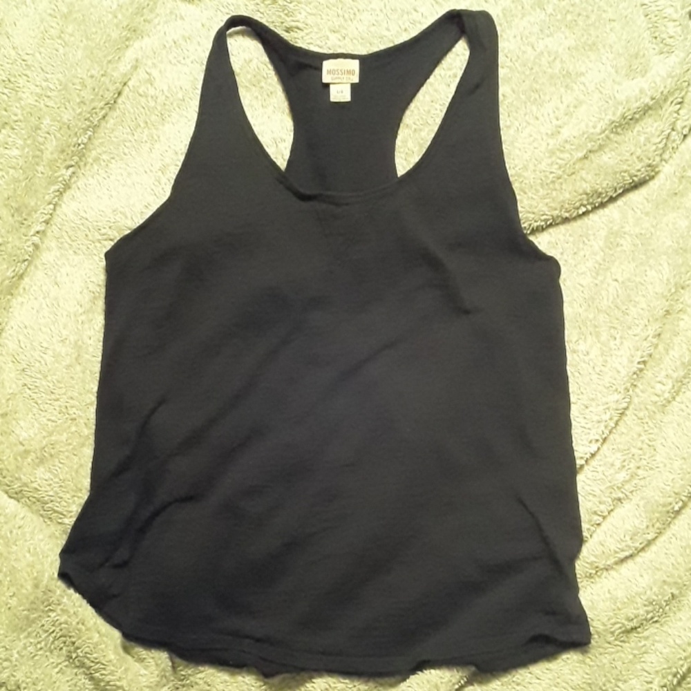 Black tank top